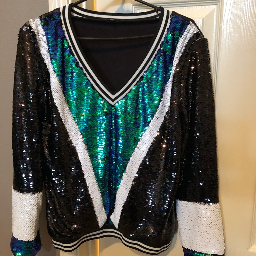Sequin sweatshirt